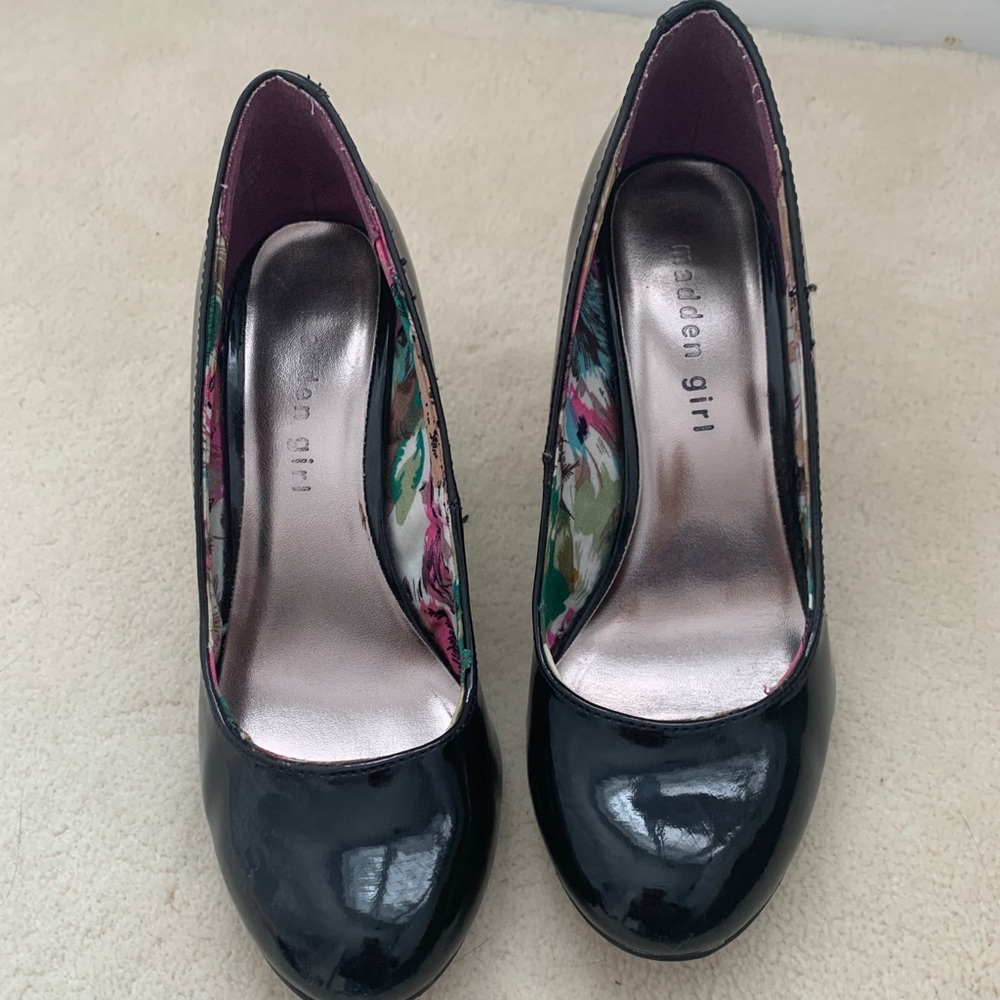 black heels